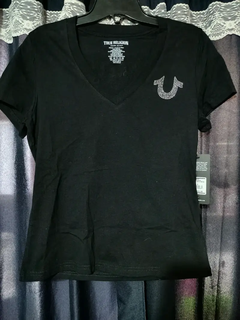 Polera negra True Religion - 2