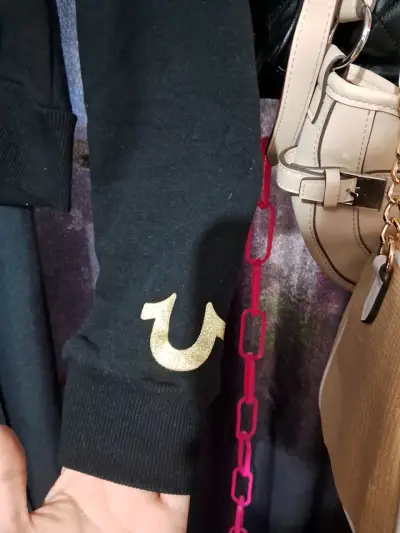 Polerón con capucha True Religion negro - miniatura 3