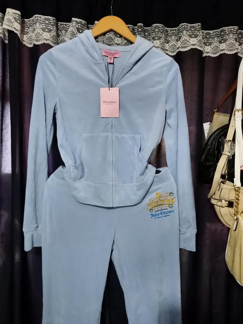Conjunto  azul Juicy Couture con capucha - 3