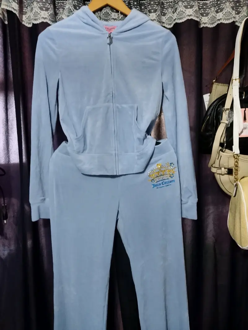 Conjunto  azul Juicy Couture con capucha - 4