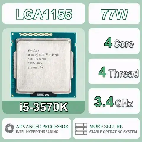 Procesador Intel Core i5-3570K 3.4GHz LGA1155 - 2