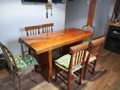 Mesa rústica de Rauli - miniatura 7