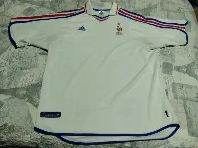 Camiseta Adidas Francia FFF Climalite Blanca - miniatura 1