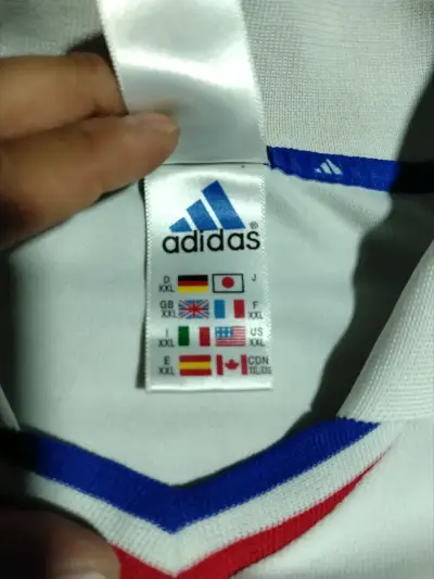 Camiseta Adidas Francia FFF Climalite Blanca - miniatura 5