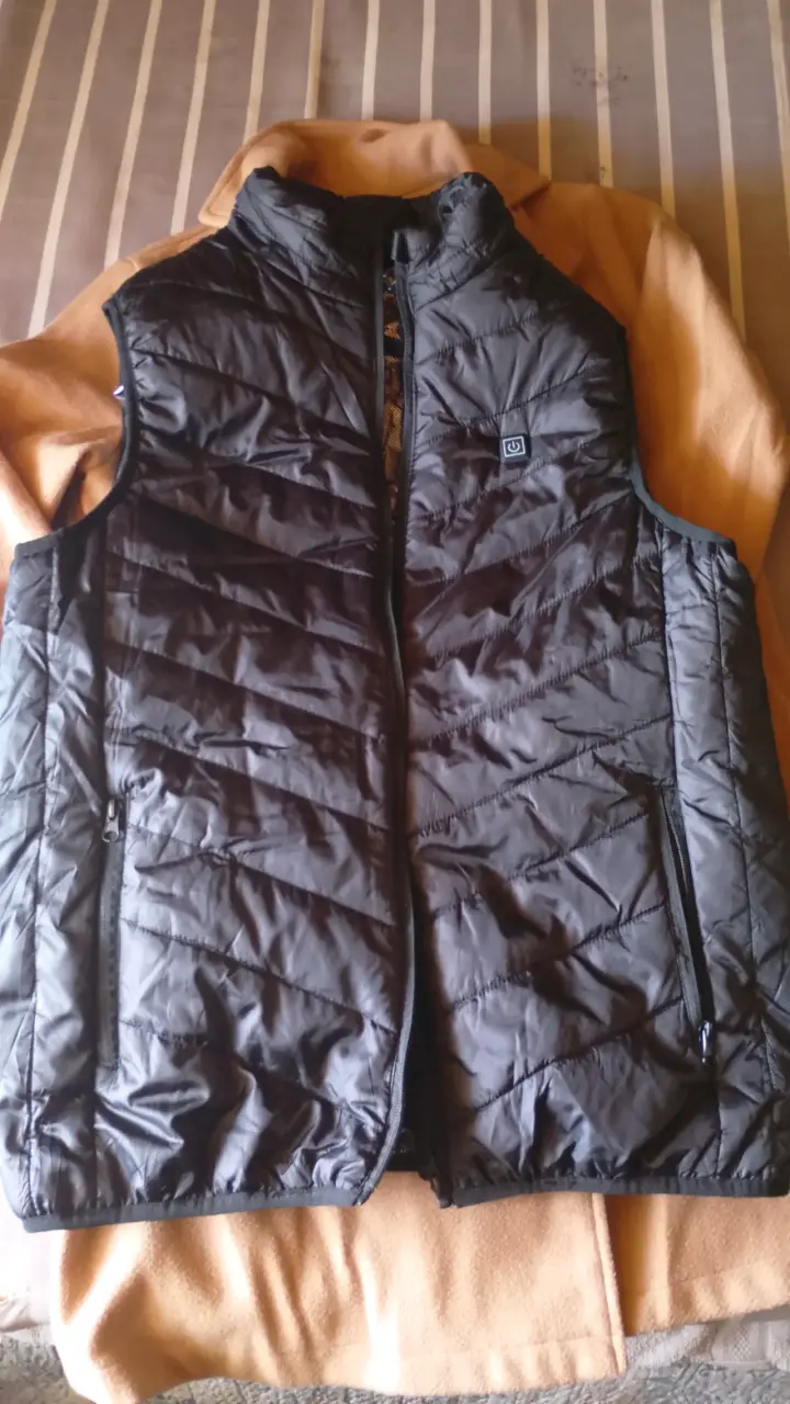 Chaleco térmico negro sin mangas m