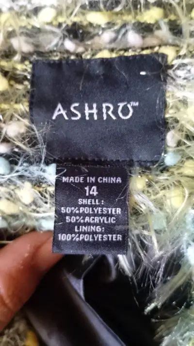 Chaqueta de mujer Ashro multicolor con textura - miniatura 2