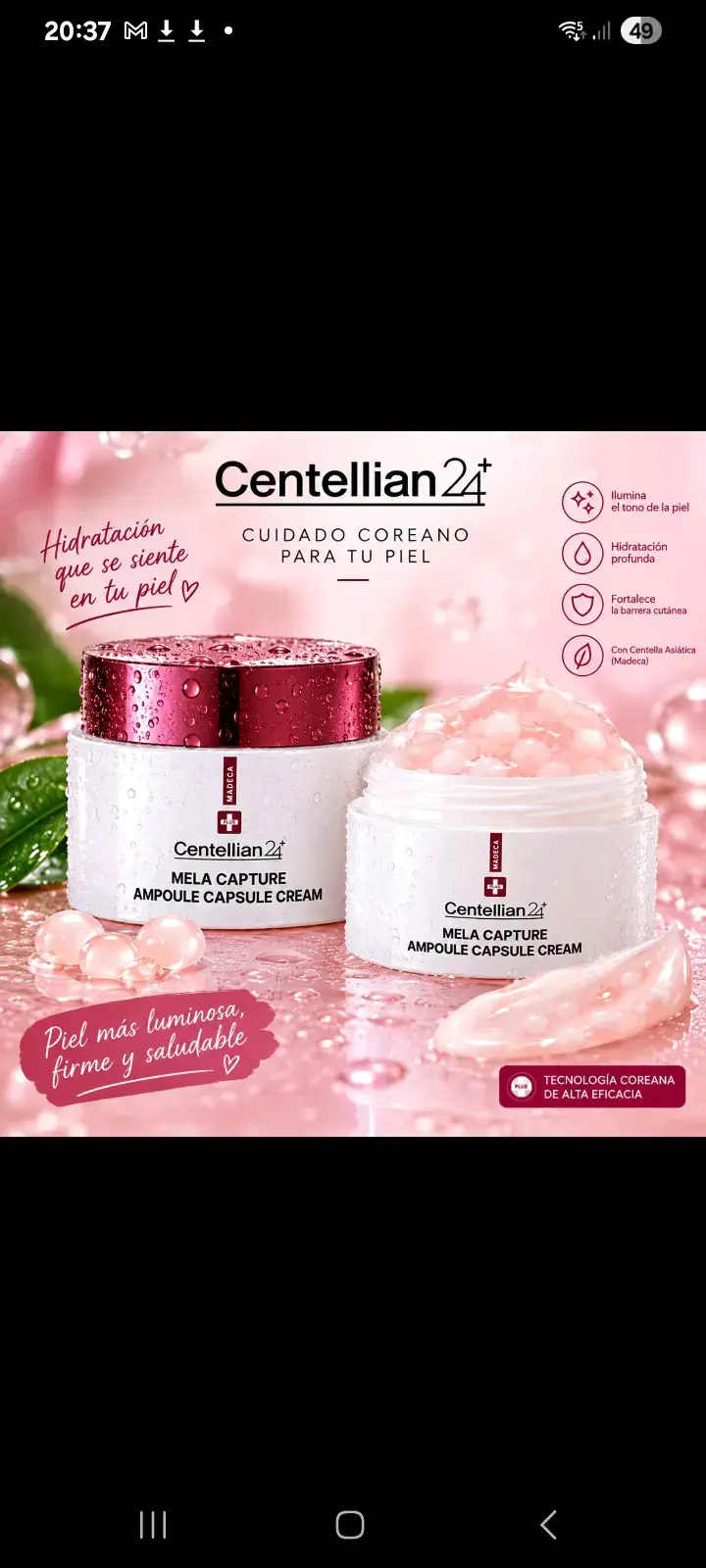 Crema Centellian24 Mela Capture Ampoule