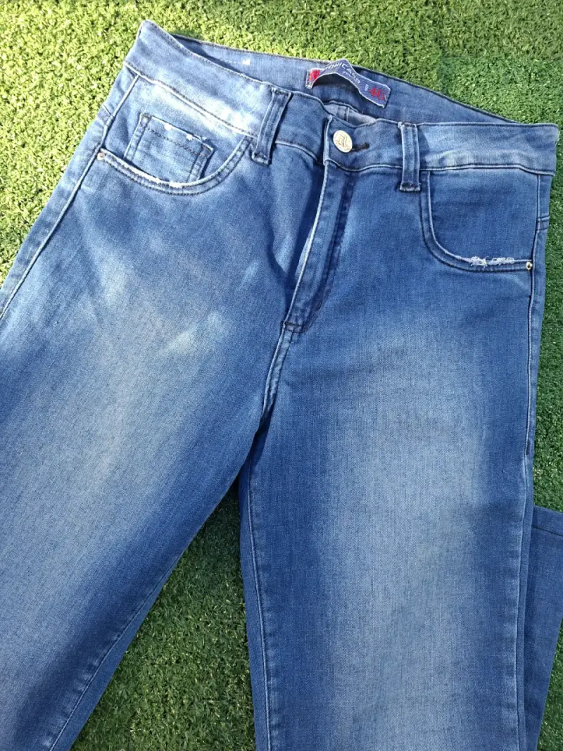 Jeans de mezclilla azul para mujer Mohicano - 2