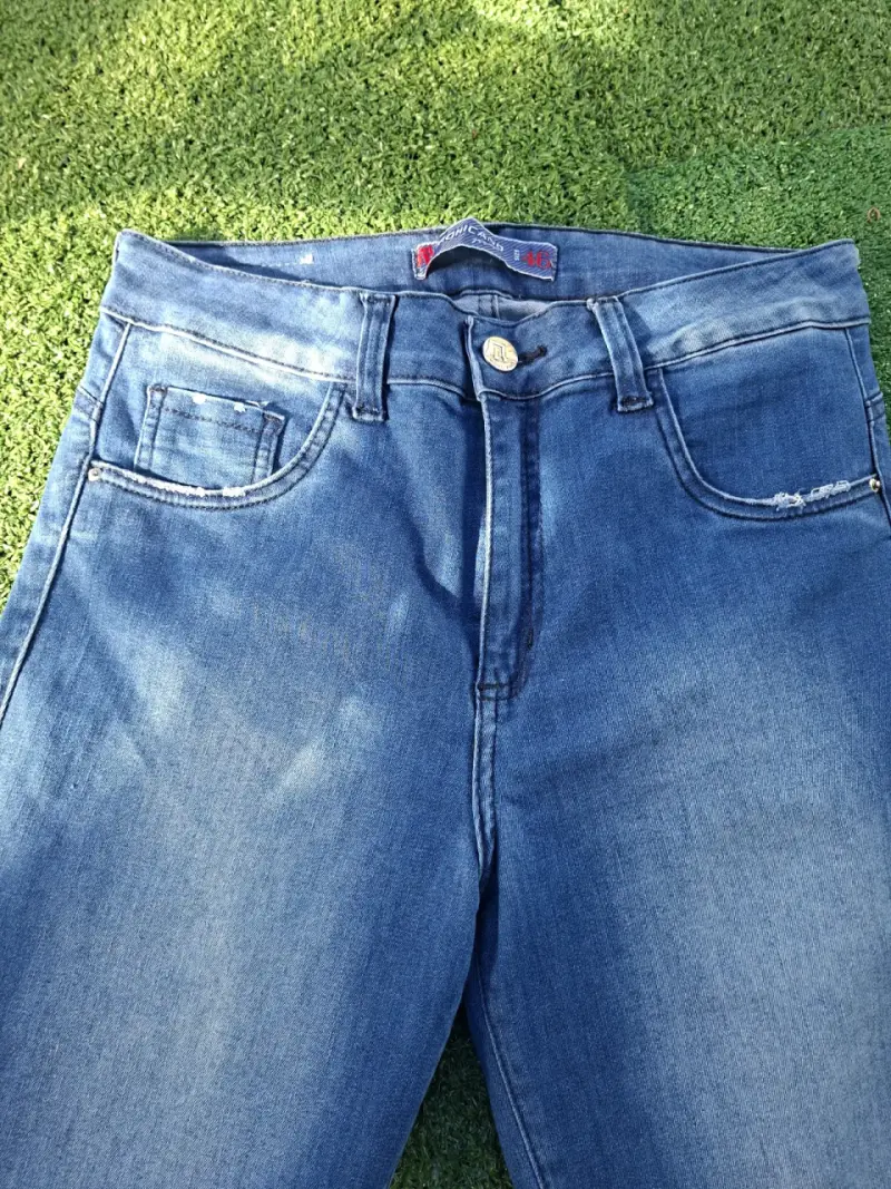Jeans de mezclilla azul para mujer Mohicano - 3