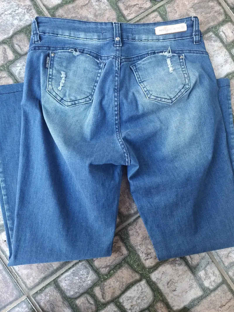 Jeans de mezclilla azul para mujer Mohicano - 5