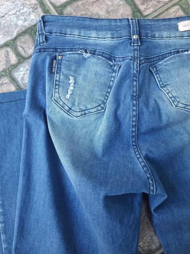 Jeans de mezclilla azul para mujer Mohicano - 6