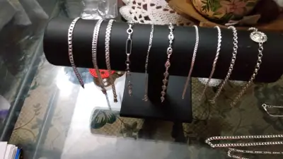 Pulseras de plata para hombre y mujer - miniatura 2