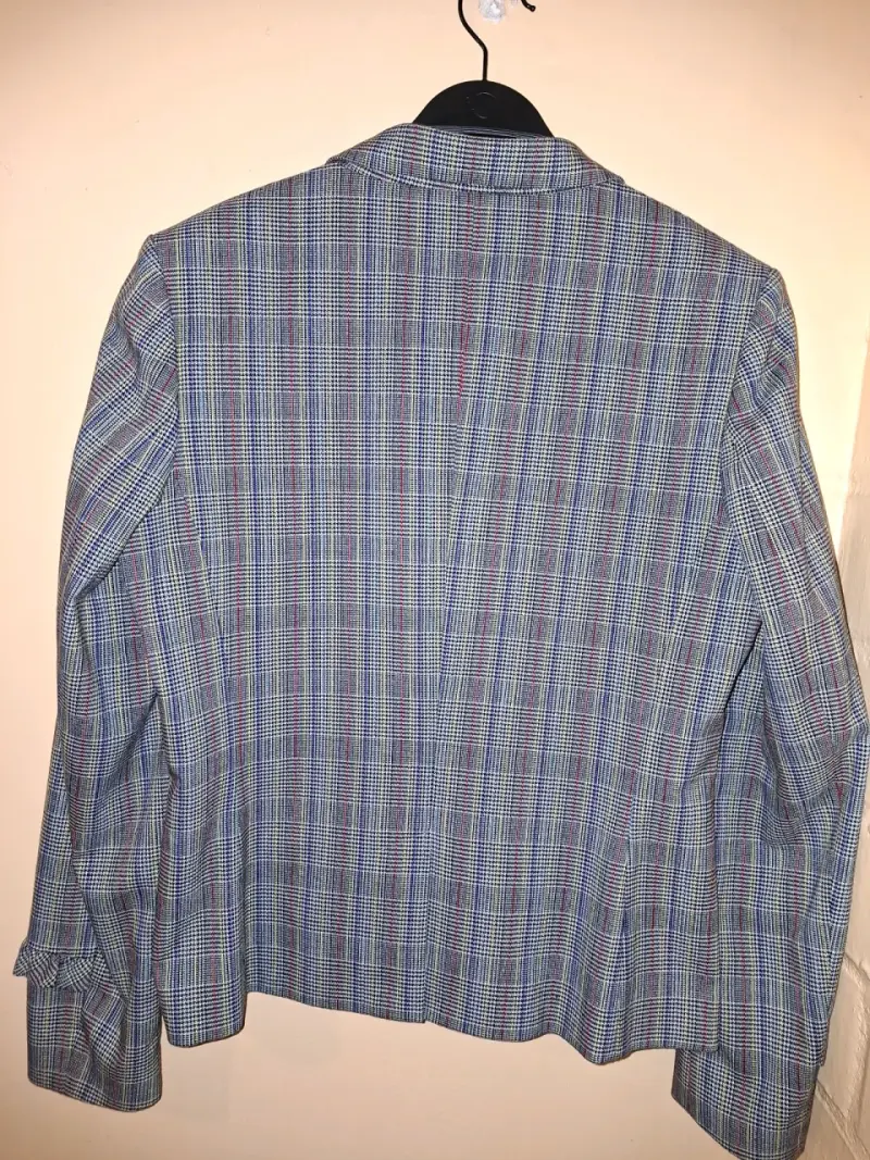 Blazer de cuadros para mujer IO - 2