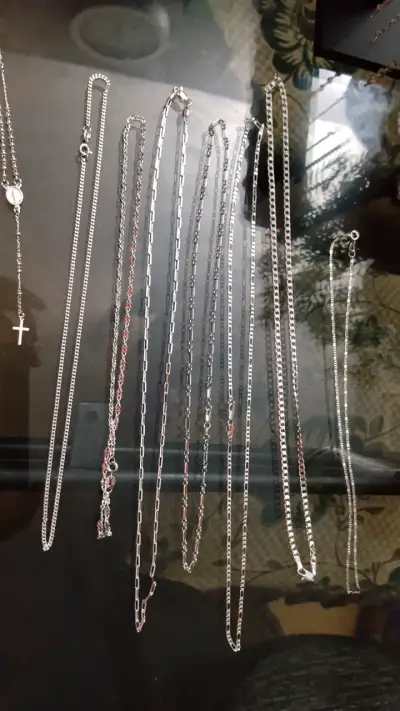 Collar de Plata con Múltiples Cadenas - miniatura 2