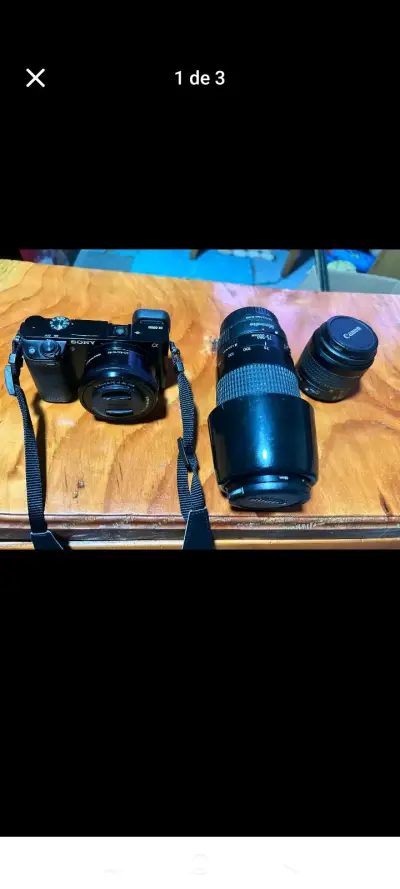Cámara Sony Alpha 6000 con Lentes Intercambiables - miniatura 1