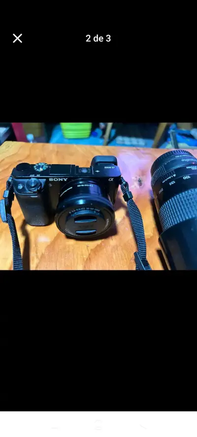 Cámara Sony Alpha 6000 con Lentes Intercambiables - miniatura 2