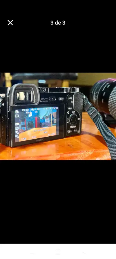 Cámara Sony Alpha 6000 con Lentes Intercambiables - miniatura 3