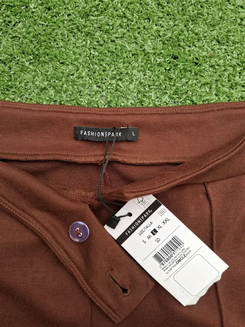 Pantalones acampanados marrones Fashion Park - 4