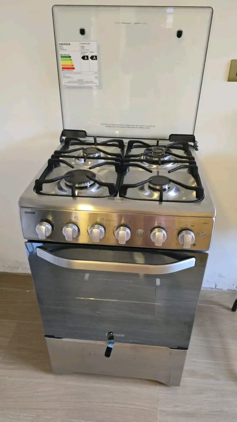 Cocina a gas Fensa 4 quemadores con horno - 3