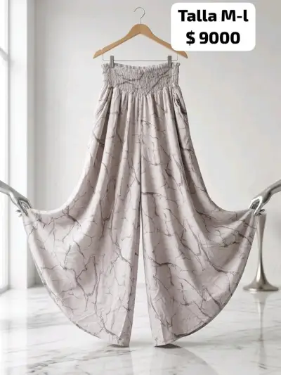 Pantalones estampados de mujer talla M-L - miniatura 2