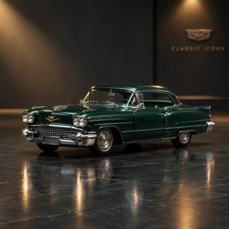 Modelo a Escala Cadillac Clásico Verde
