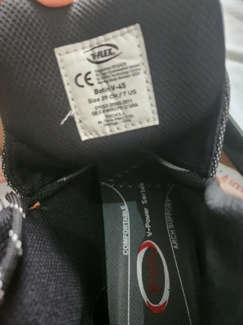 Botas de seguridad V-Flex marrones con soporte de arco - 2