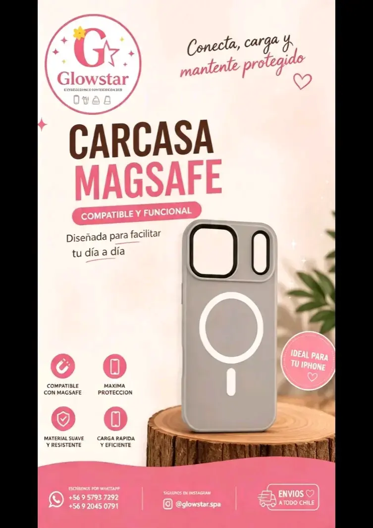 Carcasa con colgante para celular Glowstar - 3