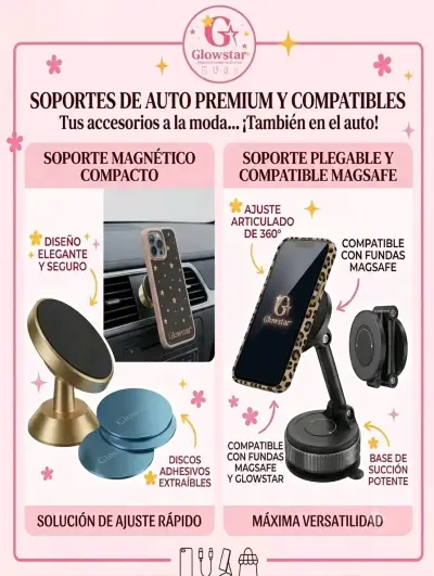 Carcasa con colgante para celular Glowstar - miniatura 5