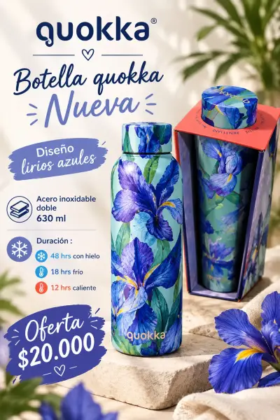Botella térmica Quokka 630 ml - miniatura 1