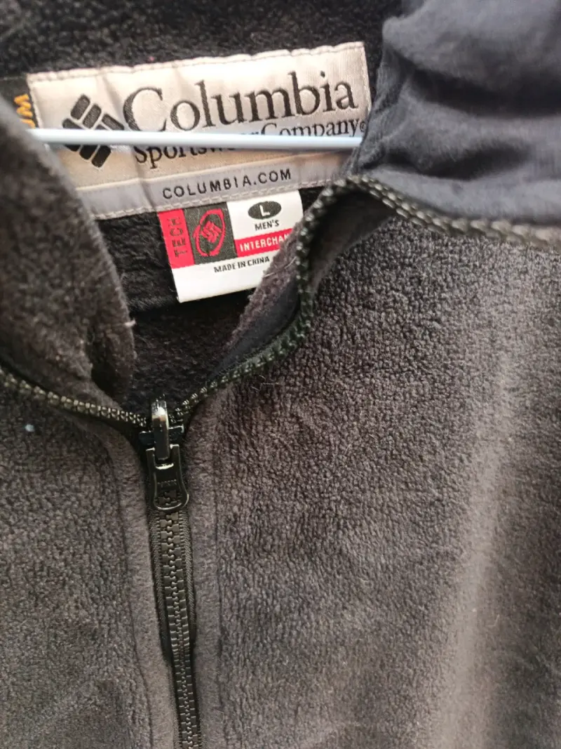 Chaqueta polar Columbia Titanium negra para hombre - 2