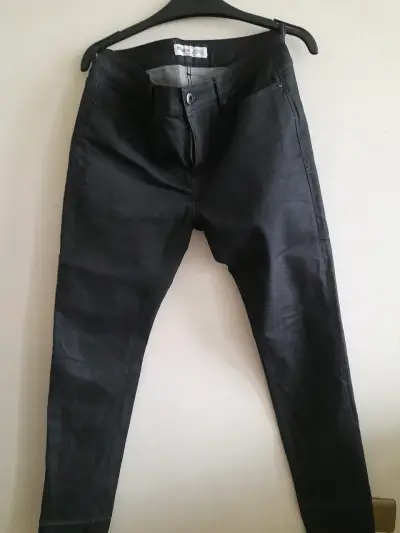 Pantalones azul marino Zara talla 42 - miniatura 5