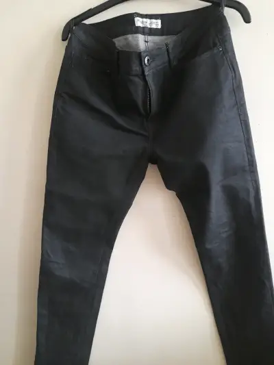 Pantalones azul marino Zara talla 42 - miniatura 6