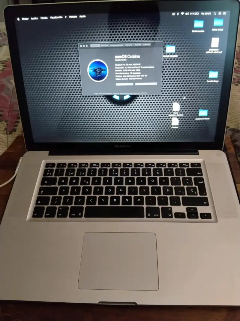 MacBook Pro 15 pulgadas 2012 con 16GB RAM