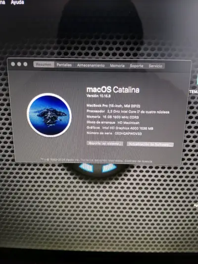 MacBook Pro 15 pulgadas 2012 con 16GB RAM - miniatura 2