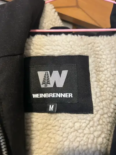 Parka impermeable negra Weinbrenner con forro polar - miniatura 2