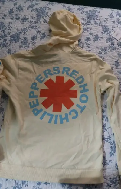 Polerón Red Hot Chili Peppers Unisex Amarillo - miniatura 3