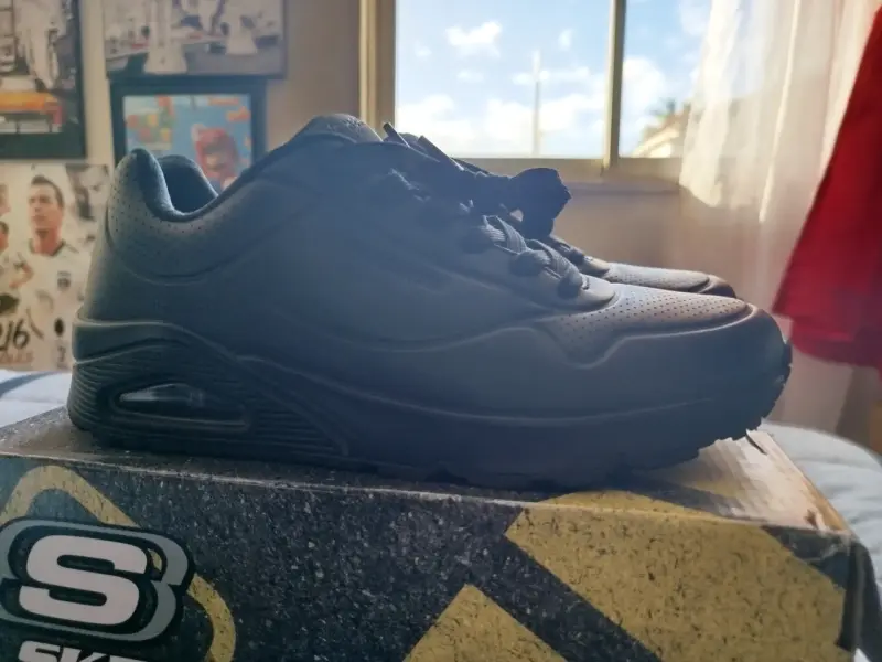 Zapatillas Skechers Uno-Night negras para hombre - 3