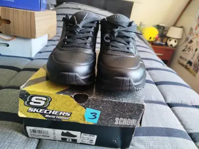 Zapatillas Skechers Uno-Night negras para hombre - miniatura 4