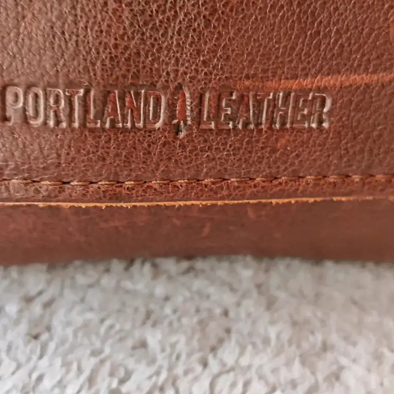 Bandolera de cuero Portland Leather marrón - 3