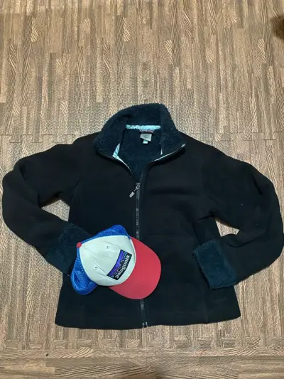 Chaqueta de polar negra Patagonia para mujer - miniatura 1
