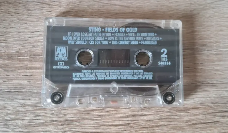 Cassette de música Sting - Fields of Gold - 2