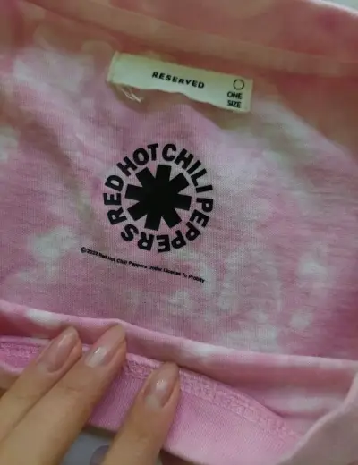 Polera tie-dye Red Hot Chili Peppers rosada - miniatura 2