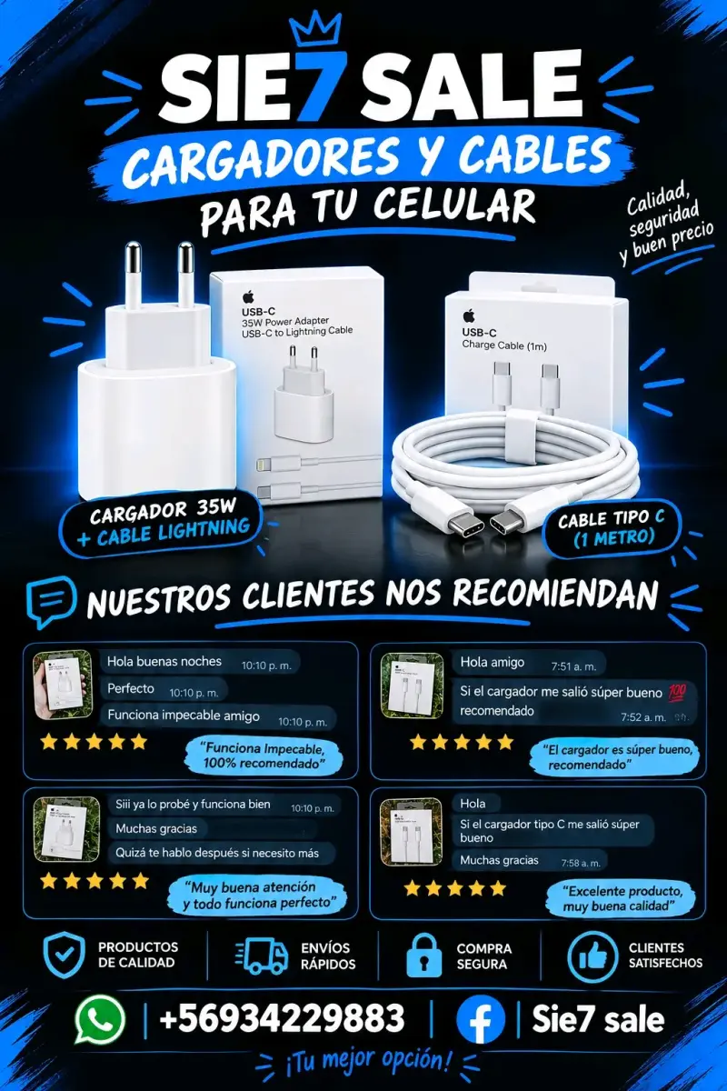 Cargador USB-C 35W con Cable Lightning - 2