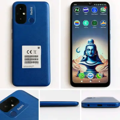 Smartphone Redmi azul con 128GB de almacenamiento - miniatura 3