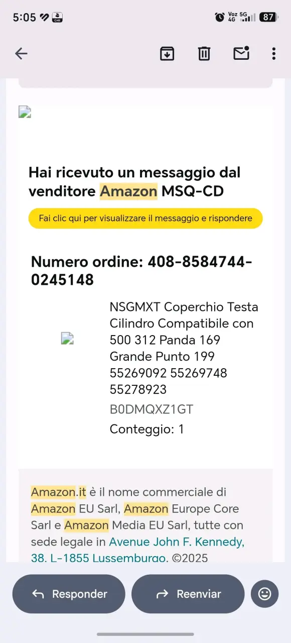 Tapa de valvula para Fiat Grande Punto, panda, 500 - 4