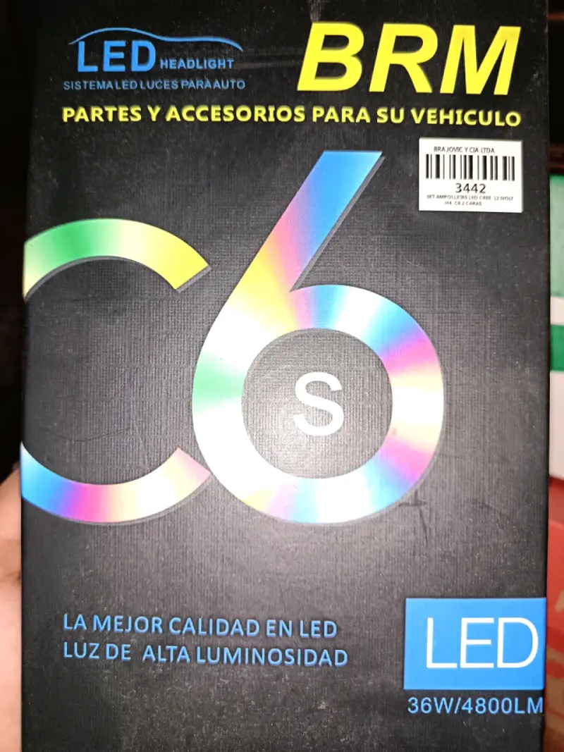 Ampolletas LED para auto BRM C6 36W - 2