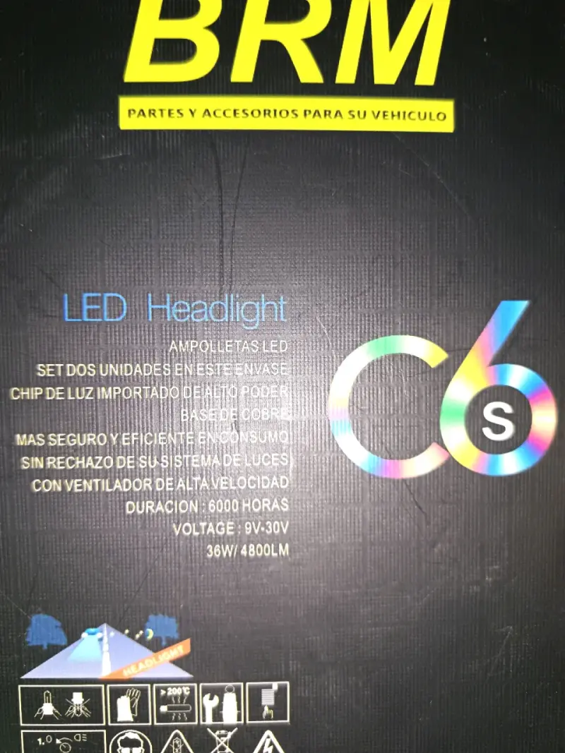 Ampolletas LED para auto BRM C6 36W - 3