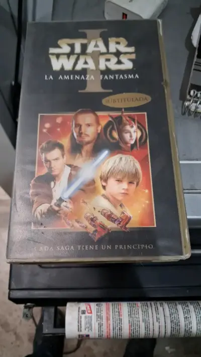 VHS Star Wars La Amenaza Fantasma Subtitulada - miniatura 1