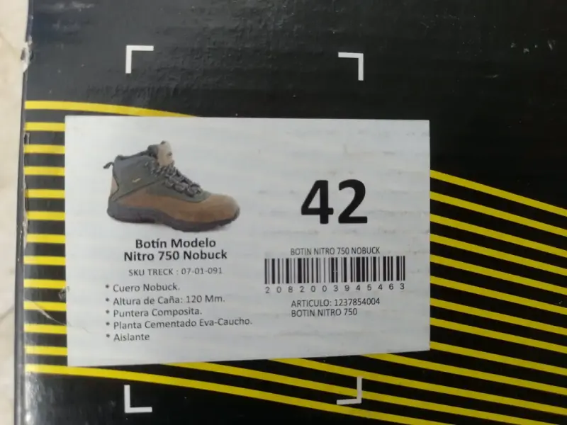 Botines de seguridad Treck Nitro 750 Nobuck talla 42 - 2