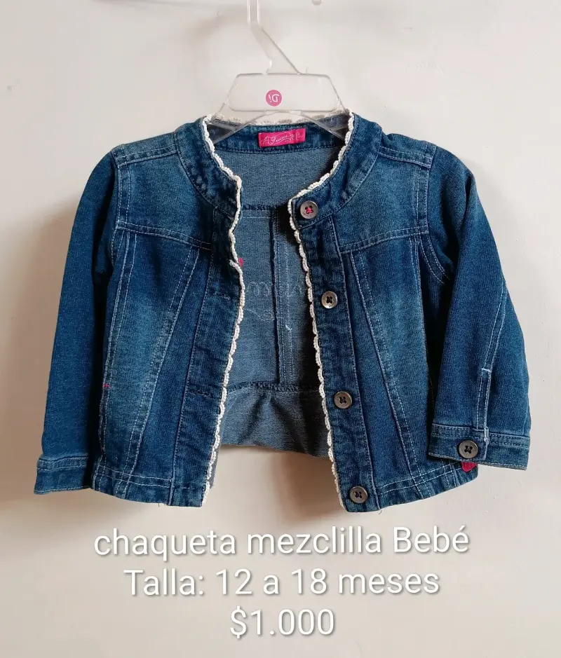 Chaqueta de mezclilla para bebé 12-18 meses - 1